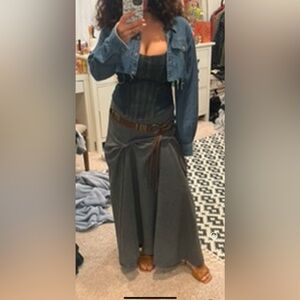 70’s eccobay maxi skirt Size M made in 🇺🇸